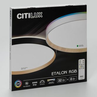 Накладной светильник Citilux Etalon CL750400R, LED 40 Вт, белый
