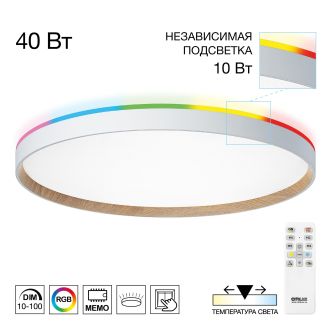 Накладной светильник Citilux Etalon CL750500R, LED 50 Вт, белый