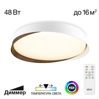 Накладной светильник Citilux Bonny CL754350G, LED 48 Вт, белый
