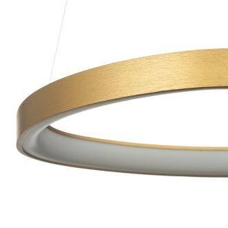 Подвесной светильник Citilux Genka smart CL756A042, LED 55 Вт, золотой/белый