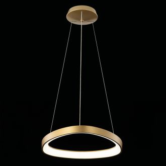 Подвесной светильник Citilux Genka smart CL756A042, LED 55 Вт, золотой/белый