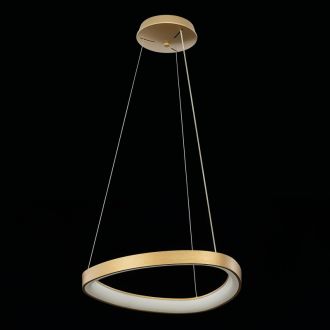 Подвесной светильник Citilux Genka smart CL756A042, LED 55 Вт, золотой/белый