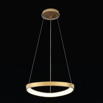 Подвесной светильник Citilux Genka smart CL756A042, LED 55 Вт, золотой/белый