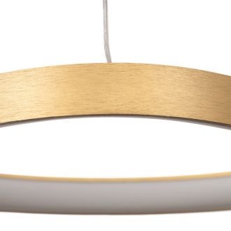 Подвесной светильник Citilux Genka smart CL756A042, LED 55 Вт, золотой/белый