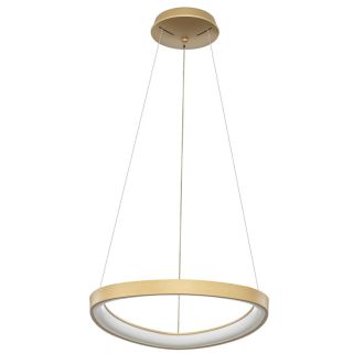 Подвесной светильник Citilux Genka smart CL756A042, LED 55 Вт, золотой/белый
