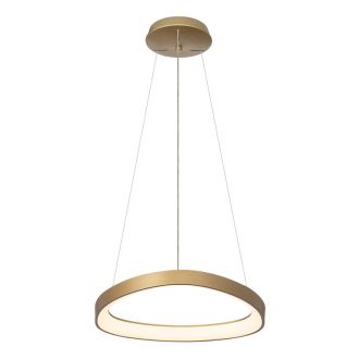 Подвесной светильник Citilux Genka smart CL756A042, LED 55 Вт, золотой/белый