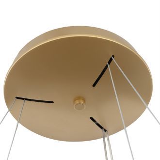 Подвесная люстра Citilux Genka smart CL756A072, LED 160 Вт, золотой/белый
