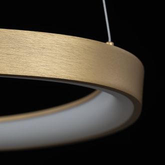 Подвесная люстра Citilux Genka smart CL756A072, LED 160 Вт, золотой/белый