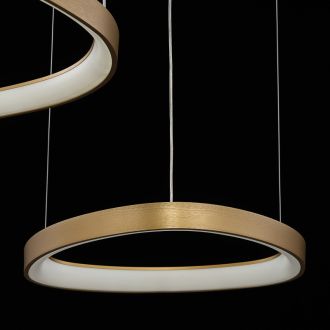 Каскадная люстра Citilux Genka smart CL756A092, LED 240 Вт, золотой/белый