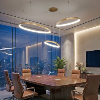 Каскадная люстра Citilux Genka smart CL756A092, LED 240 Вт, золотой/белый