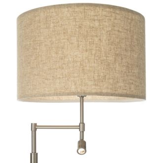 Торшер Citilux Duplet CL801021, E27, 60 Вт, хром матовый/бежевый