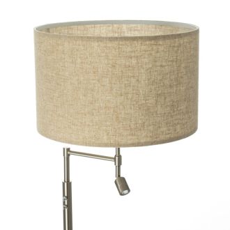 Торшер Citilux Duplet CL801021, E27, 60 Вт, хром матовый/бежевый