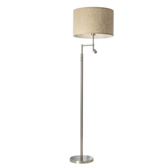 Торшер Citilux Duplet CL801021, E27, 60 Вт, хром матовый/бежевый