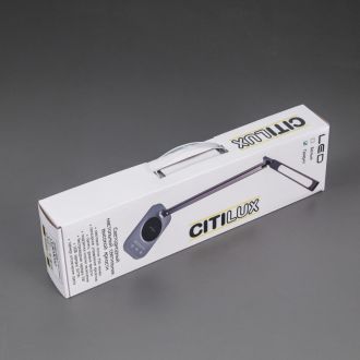 Настольная лампа Citilux Ньютон CL803052, LED 9 Вт, хром/серый