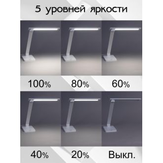 Настольная лампа Citilux Ньютон CL803080, LED 9 Вт, белый, современный стиль