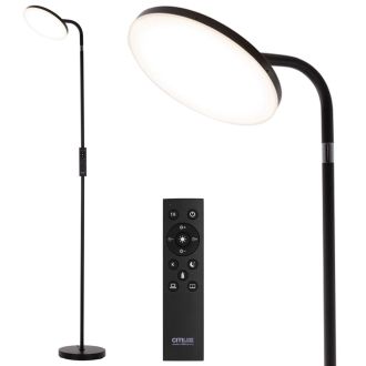 Торшер Citilux Solo CL804061, LED 36 Вт, черный/белый, современный стиль