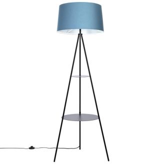 Торшер Citilux Рейнер CL806023, E27, 75 Вт, черный/синий, классический стиль