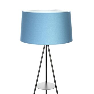 Торшер Citilux Рейнер CL806023, E27, 75 Вт, черный/синий, классический стиль