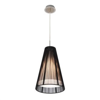 Подвесной светильник Citilux CL936008, E27, 75 Вт, хром/черный