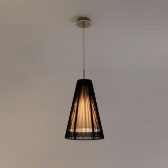 Подвесной светильник Citilux CL936008, E27, 75 Вт, хром/черный
