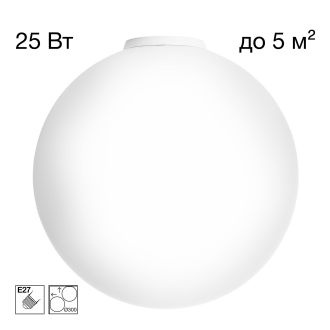 Накладной светильник Citilux Ron CL941D30B0, E27, 25 Вт, белый