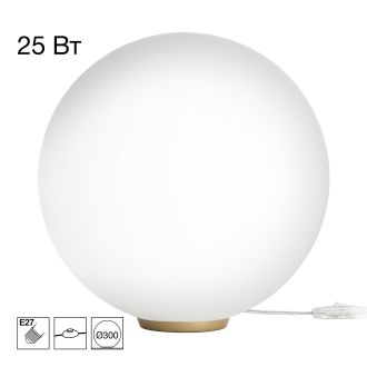 Настольная лампа Citilux Ron CL941D30T2, E27, 25 Вт, золотой/белый