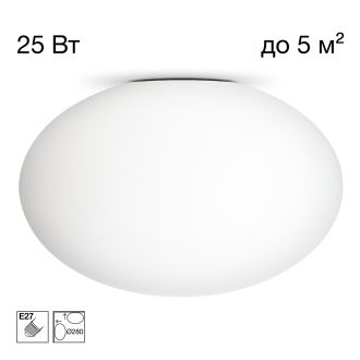 Накладной светильник Citilux Ron CL941E28, E27, 25 Вт, белый
