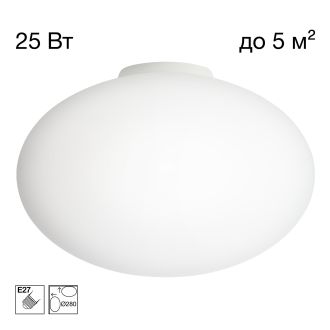 Накладной светильник Citilux Ron CL941E28B0, E27, 25 Вт, белый