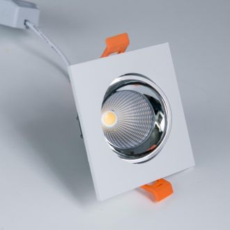 Встраиваемый светильник Citilux Альфа CLD001KNW1, LED 7 Вт, хром/белый