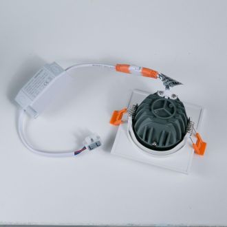 Встраиваемый светильник Citilux Альфа CLD001KNW4, LED 7 Вт, черный/белый