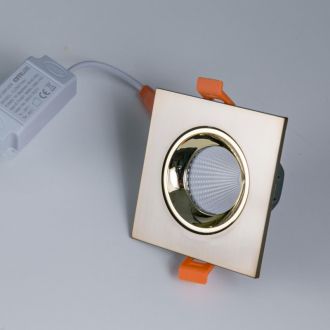 Встраиваемый светильник Citilux Альфа CLD001KNW6, LED 7 Вт, бронзовый