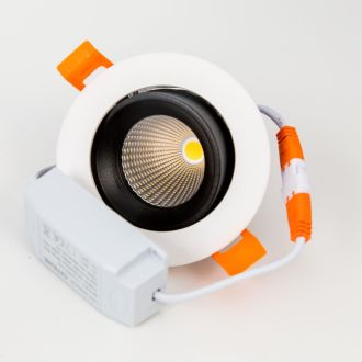 Встраиваемый светильник Citilux Альфа CLD001NW4, LED 7 Вт, белый/черный