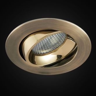 Встраиваемый светильник Citilux Альфа CLD001NW6, LED 7 Вт, бронзовый/золотой