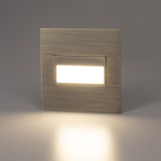 Подсветка ступеней лестницы Citilux Скалли CLD007K3, LED 0.6 Вт, бронзовый/белый