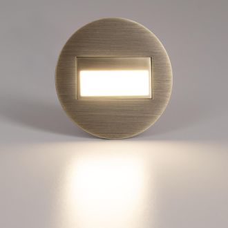 Подсветка ступеней лестницы Citilux Скалли CLD007R3, LED 0.6 Вт, бронзовый/белый