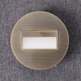 Подсветка ступеней лестницы Citilux Скалли CLD007R3, LED 0.6 Вт, бронзовый/белый