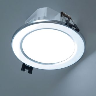 Влагозащищенный светильник Citilux Акви CLD008111V, LED 7 Вт, хром