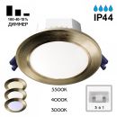 Влагозащищенный светильник Citilux Акви CLD008113V, LED 7 Вт, бронзовый