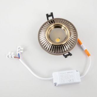 Встраиваемый светильник Citilux Дзета CLD042NW3, LED 7 Вт, бронзовый