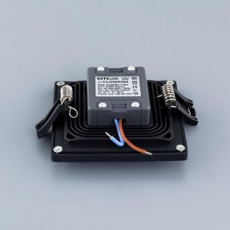 Встраиваемый светильник Citilux Омега CLD50K082, LED 8 Вт, черный/белый
