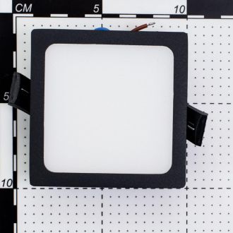 Встраиваемый светильник Citilux Омега CLD50K082, LED 8 Вт, черный/белый
