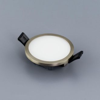 Встраиваемый светильник Citilux Омега CLD50R081, LED 8 Вт, хром матовый/белый
