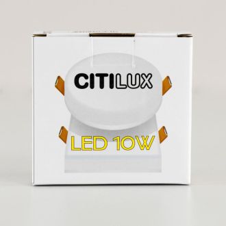 Встраиваемый светильник Citilux Вега CLD5310N, LED 10 Вт, белый