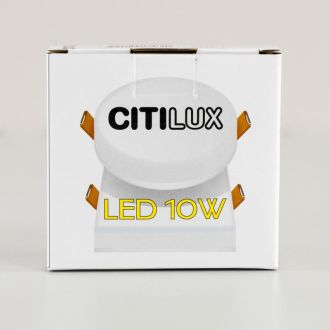 Встраиваемый светильник Citilux Вега CLD53K10N, LED 10 Вт, белый