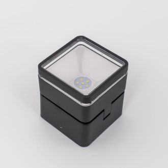Светильник настенный Citilux CLU0008 CLU0008K, LED 6 Вт, черный/прозрачный