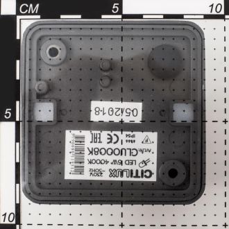 Светильник настенный Citilux CLU0008 CLU0008K, LED 6 Вт, черный/прозрачный
