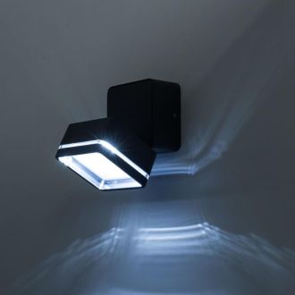 Светильник настенный Citilux CLU0008 CLU0008K, LED 6 Вт, черный/прозрачный