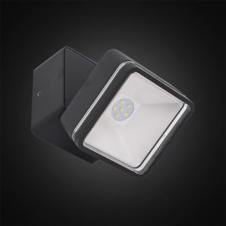Светильник настенный Citilux CLU0008 CLU0008K, LED 6 Вт, черный/прозрачный