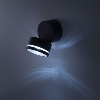 Светильник настенный Citilux CLU0008 CLU0008R, LED 6 Вт, черный/прозрачный