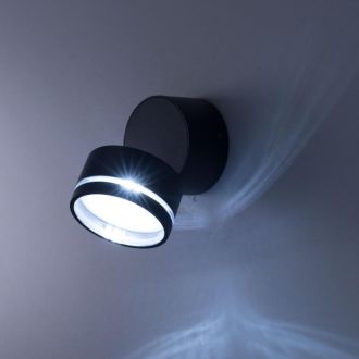 Светильник настенный Citilux CLU0008 CLU0008R, LED 6 Вт, черный/прозрачный